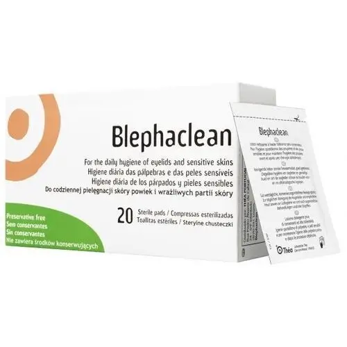 Blephaclean sterylne chusteczki do oczu x 20 szt. Laboratoires thea