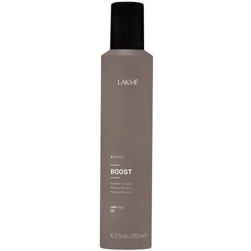 Lakme k.finish boost flexible mousse - elastyczna pianka do modelowania włosów, 300ml