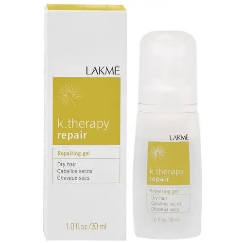 K.therapy repair gel - regenerujący żel do suchych i zniszczonych końcówek włosów, 30ml Lakme