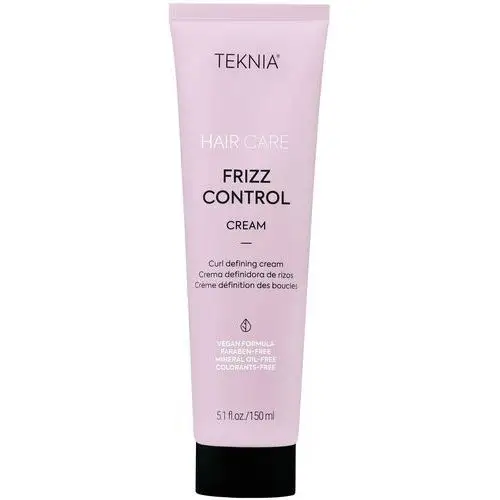 Lakme Teknia Frizz Control - krem do włosów puszących się, podkreślający skręt, 150ml