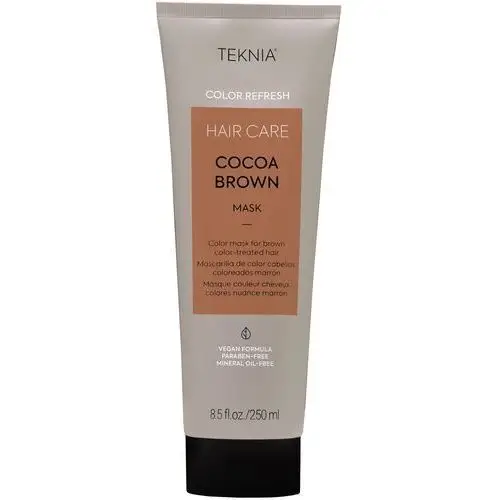 Lakme teknia refresh cocoa brown - odświeżająca maska do włosów farbowanych na brąz, 250ml