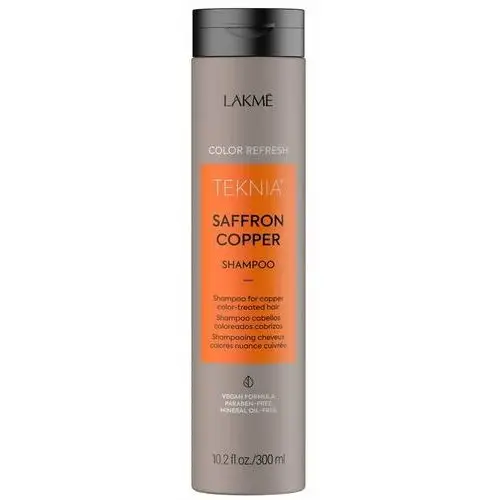 Teknia Saffron Copper Shampoo Refresh szampon odświeżający kolor do włosów miedzianych 300ml