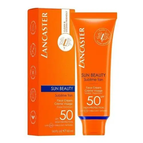 Lancaster kremy do opalania lancaster - sun beauty - krem do twarzy spf50 sonnencreme 50.0 ml