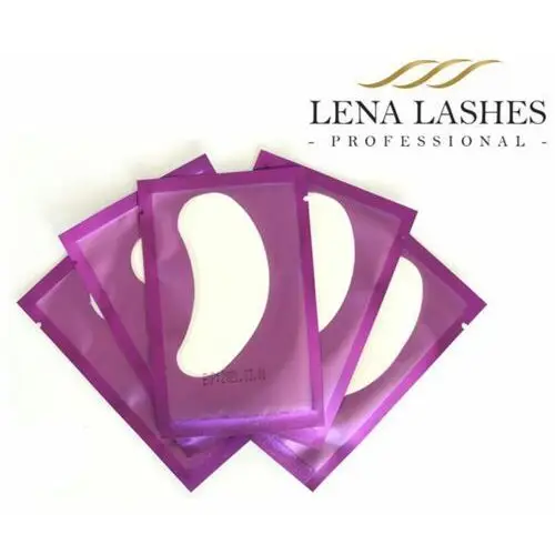 Lena lashes eye gel patches hydrożelowe płatki pod oczy (fioletowe)