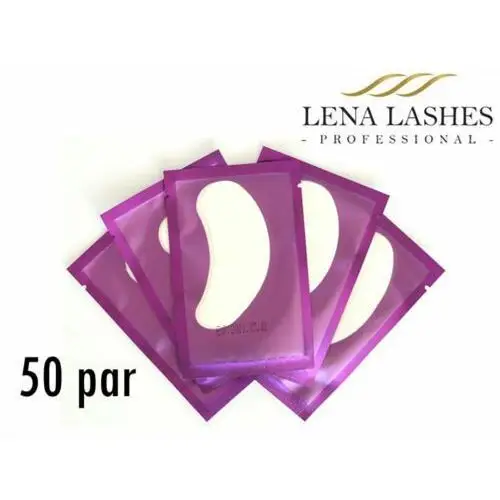 Lena lashes eye gel patches hydrożelowe płatki pod oczy (fioletowe)
