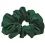 Mulberry silk scrunchie, green Lenoites Sklep