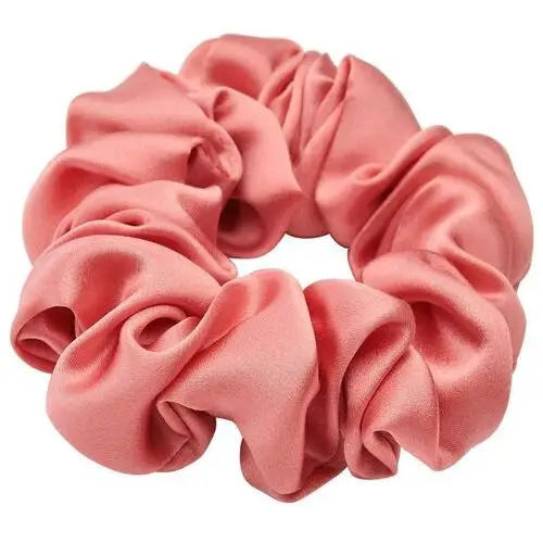 Lenoites mulberry silk scrunchie, pink