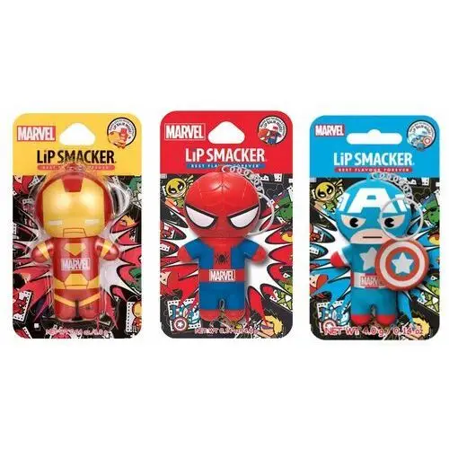 Lip Smacker Zestaw Pomadek Iron Man Spiderman Captain America