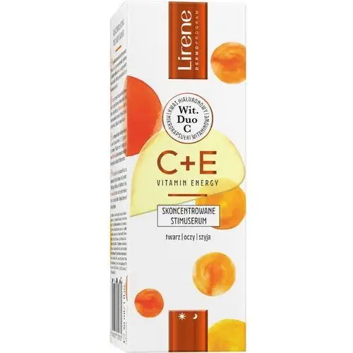 Lirene Skoncentrowane stimuserum c+e vitamin energy