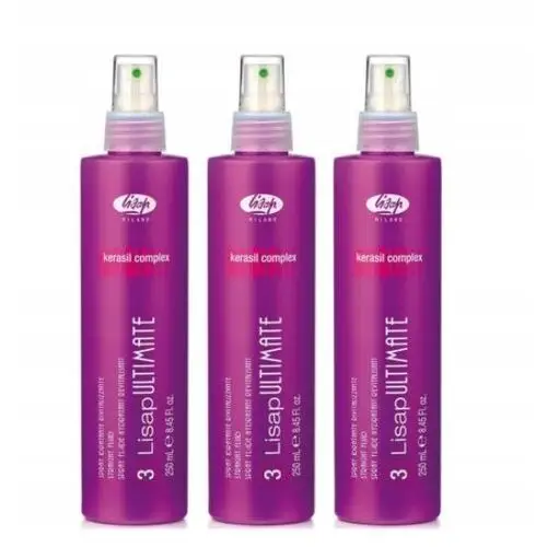 Lisap Ultimate Spray do prostowania włosów 3x250ml