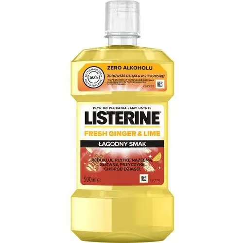 Listerine Ginger&lime płyn do płukania jamy ustnej 500ml