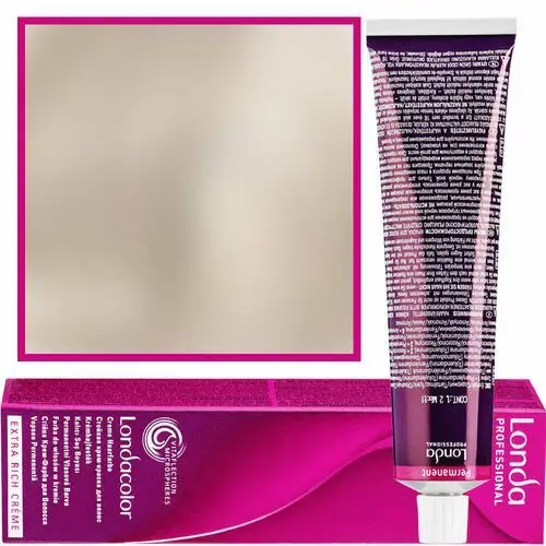 Londa Color profesjonalna farba do włosów 60ml 10/16 Fioletowo-popielaty rozświetlony blond, 95