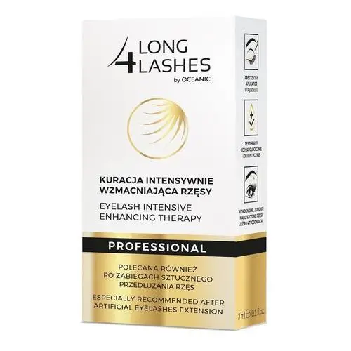 Long4lashes professional kuracja intensywnie wzmacniająca rzęsy 3ml