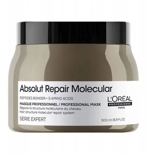 Loreal Absolut Repair Molecular Maska Wypełniająca Strukturę Włosów, 500ml