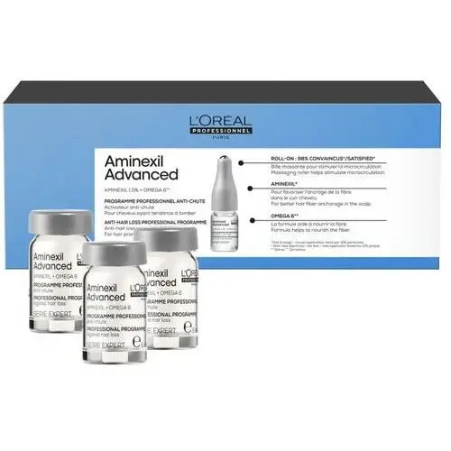Loreal aminexil advanced kuracja zapobiegająca wypadaniu włosów 42x6ml