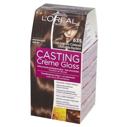 Loreal Casting creme gloss krem koloryzujšcy nr 635 czekoladowy cukierek 1op
