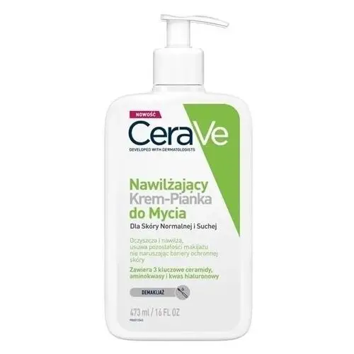 Cerave nawilżający krem-pianka do mycia 473ml L'oreal