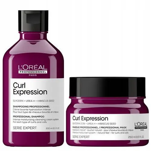 Loreal Curl Expression szampon maska do kręconych