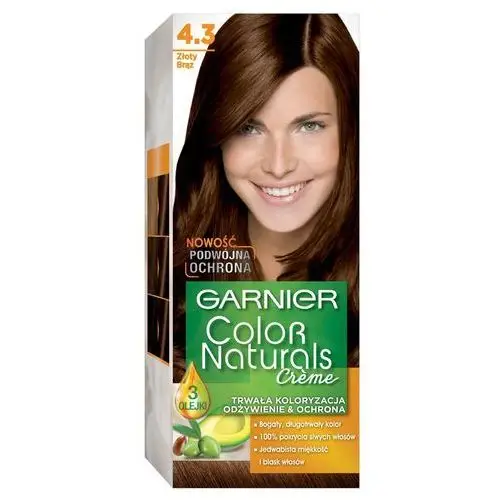 Farba do włosów Garnier Color Naturals Créme 4.3 Złoty brąz