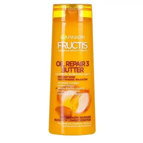 Garnier fructis, oil repair 3 butter. szampon wzmacniający do włosów bardzo suchych i zniszczonych, 400ml - garnier Loreal