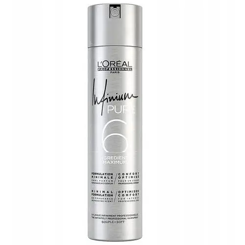 Loreal Infinium Pure mocny lakier do włosów 500 ml