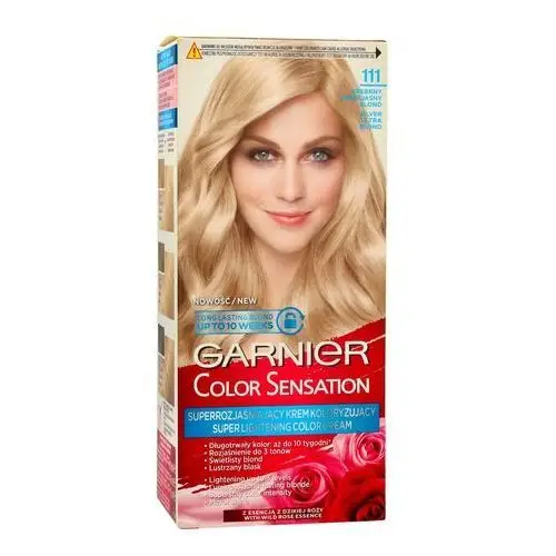 Krem koloryzujący Garnier Color Sensation 111 Srebrny superjasny blond, 0341045