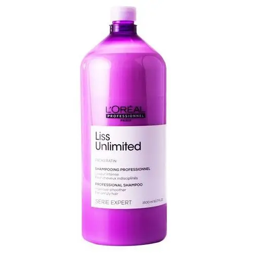 Loreal liss unlimited, szampon intensywnie wygładzający i odbudowujący włosy 1500ml