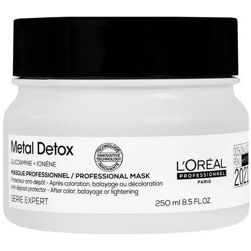 L'oréal metal detox mask - maska do włosów farbowanych neutralizująca metale, 250ml Loreal