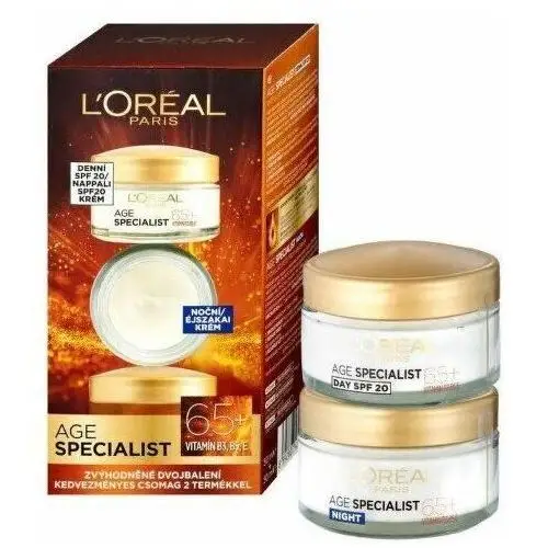 L'Oréal Paris Age Specialist 65+ Krem na dzień i na noc 2 x 50 ml