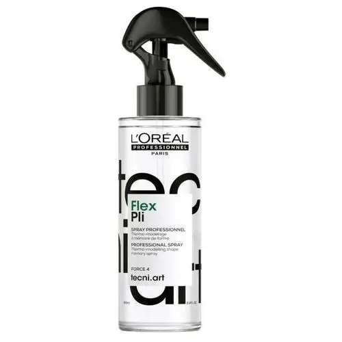 L'oréal professionnel tecni.art flex pli termomodelujący spray do włosów 190ml Loreal