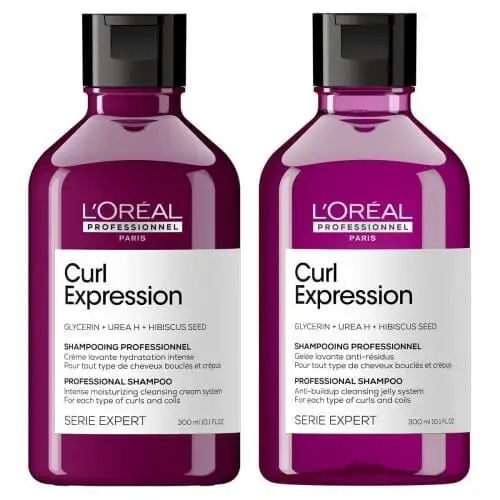 L'Oréal Serie Expert Curl Expression zestaw szamponów oczyszczająco-nawilżających do włosów kręconych i suchych