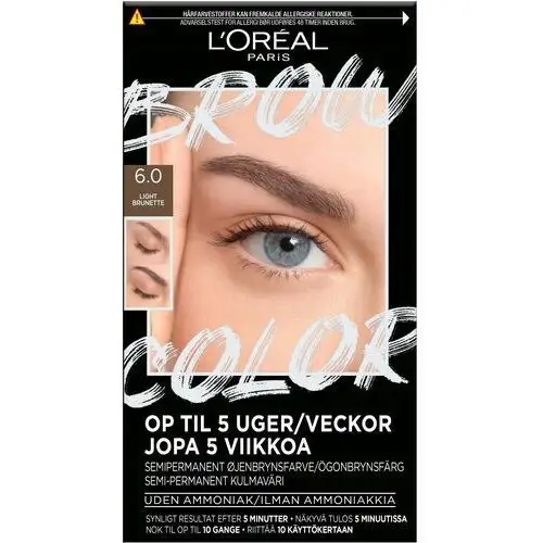 L'Oréal Paris Brow Color Semi-Permanent Eyebrow Color 6.0 Light B