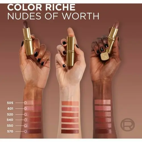 L'Oréal Paris Color Riche Free the Nudes kremowa pomadka nawilżająca odcień 601 WORTH IT 4,7 g