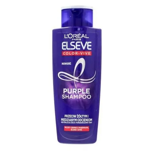 L'oreal paris elseve color-vive purple shampoo fioletowy szampon przeciw żółtym i miedzianym odcieniom 200ml, 0297694