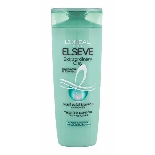Elseve extraordinary clay szampon oczyszczający do włosów z tendencją do przetłuszczania się 400 ml L'oréal paris