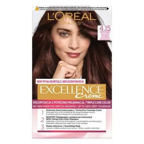 Farba do włosów 4.15 Mroźny Brąz L'Oréal Paris, kolor brąz
