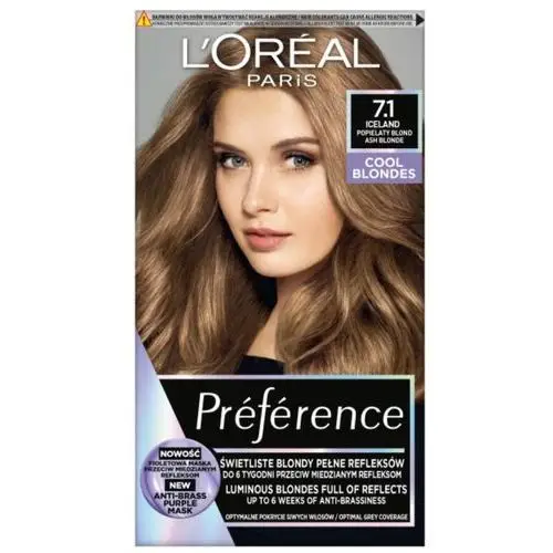 Farba do włosów 7.1 iceland L'oréal paris