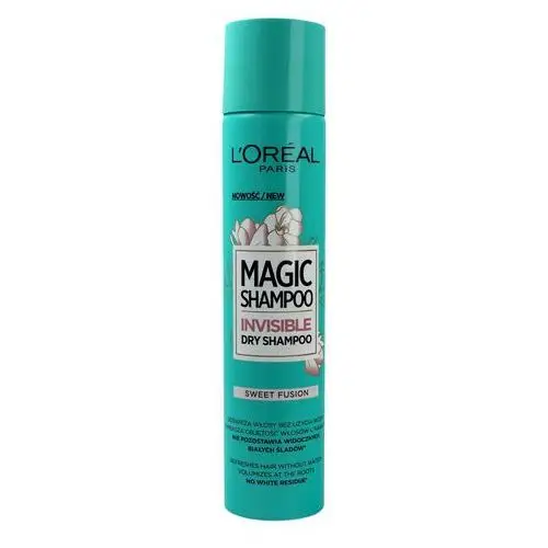 Magic Shampoo Invisible suchy szampon do włosów w sprayu Sweet Fusion 200ml