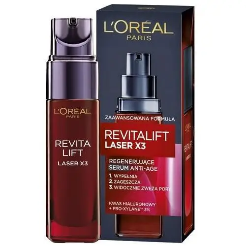 L'oreal paris revitalift laser x3 regenerujące serum anti-age 30ml