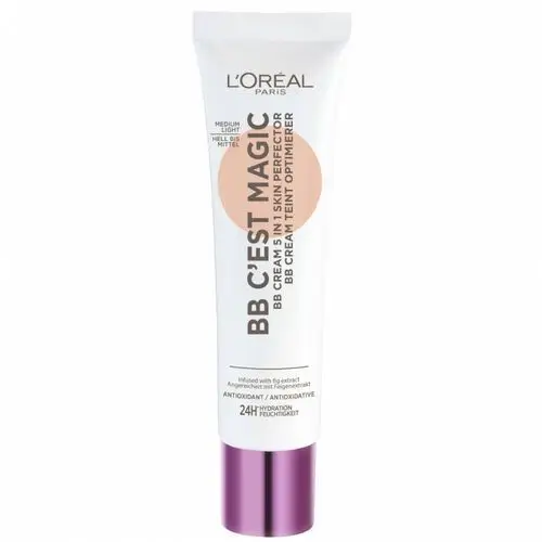 Wake up & glow bb c´est magic spf20 krem bb 30 ml dla kobiet medium light L´oréal paris