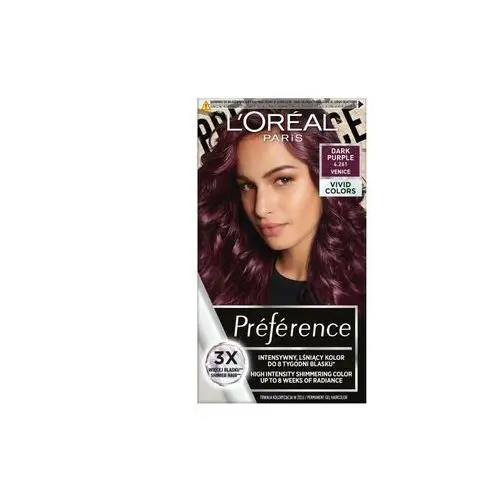 Loreal Preference Vivid Colors Farba do włosów nr 4.261 Dark Purple (Venice) 1op.,1