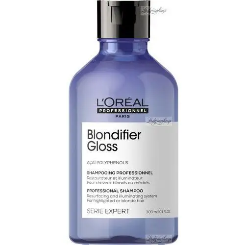 Loreal blondifier gloss szampon przywracający blask włosom rozjaśnianym lub dekoloryzowanym 300ml Loreal professionnel