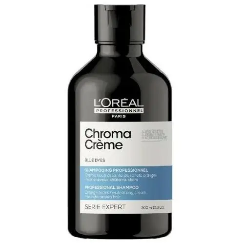 Loreal professionnel Loreal chroma creme ash, szampon neutralizujący ciepłe tony do włosów średni blond, 300ml