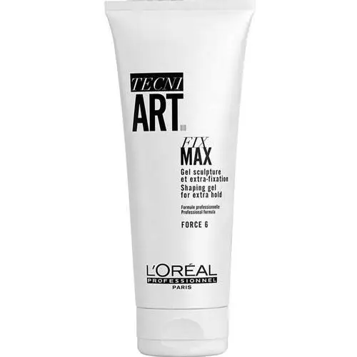 L'oréal professionnel Loreal fix max, żel rzeźbiący, utrwala fryzurę, zawiera filtry uv 200ml