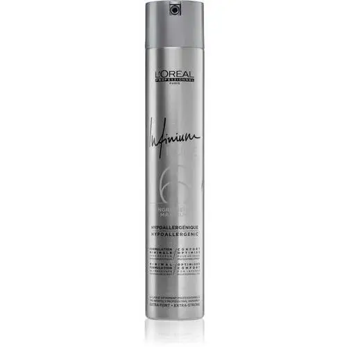 Loreal professionnel Loreal infinium pure extra strong, lakier do włosów bezzapachowy, 500ml