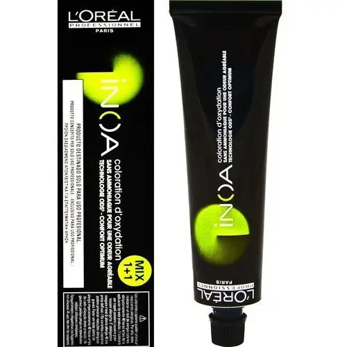 Loreal inoa, farba do włosów w kremie bez amoniaku, 6.0, 60g Loreal professionnel