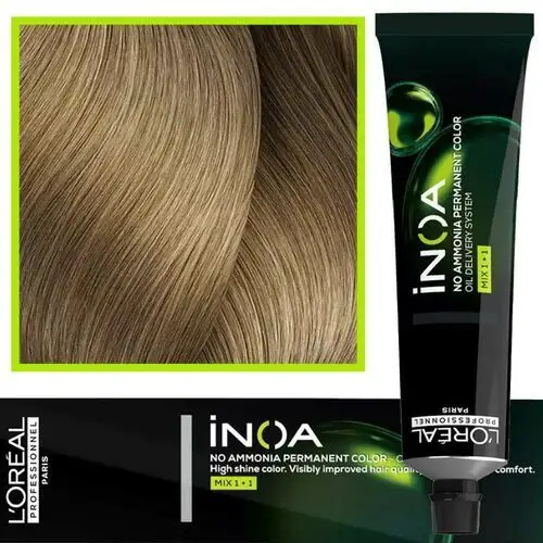 Loreal Inoa, farba do włosów w kremie bez amoniaku, 8.12 Smoky Hair, 60g