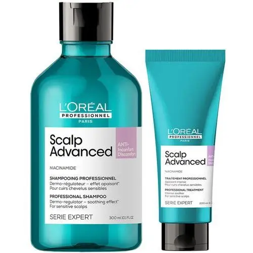 L'oréal professionnel L'oreal professionnel scalp advanced anti-discomfort haircare duo