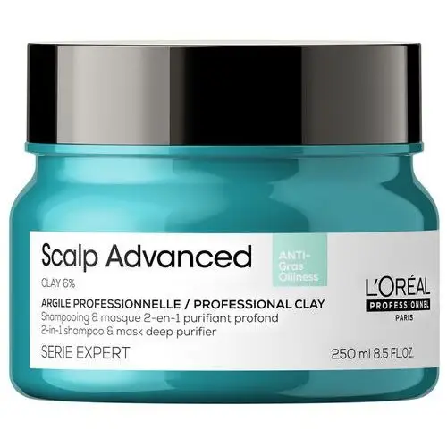 L'Oréal Professionnel Scalp Advanced Anti-Oiliness 2-in-1 Deep Purifier Clay (250 ml), E3848300