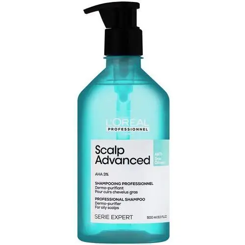 L'oréal professionnel serie expert scalp advanced szampon oczyszczający do tłustej skóry głowy 500 ml
